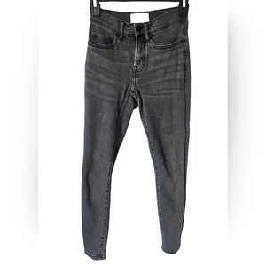 Everlane Gray/Black Skinny Jeans